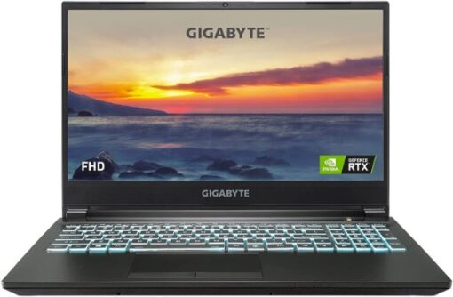 מחשב נייד מותג GIGABYTE G5 GD i5-11400H 16GB 512NVME 3050 4GB FHD 144HZ DOS
